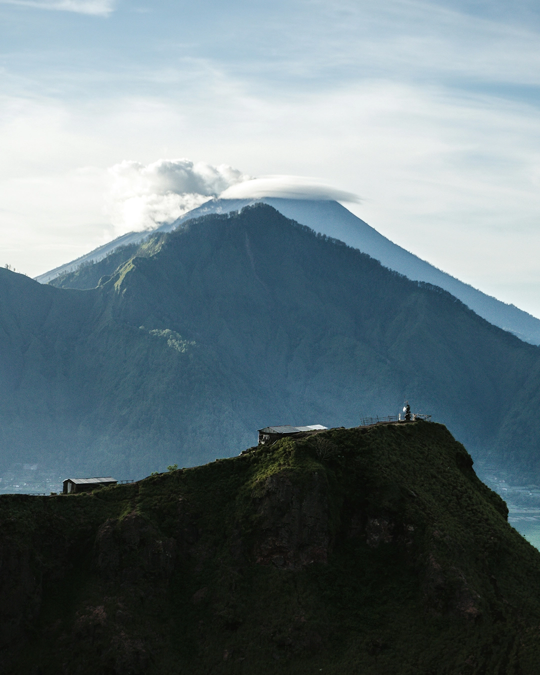 Volcan et rizières de Bali