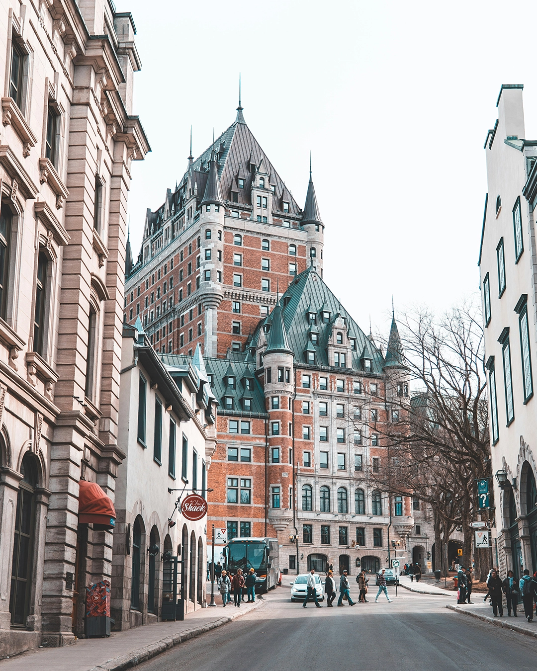Rue historique à Québec