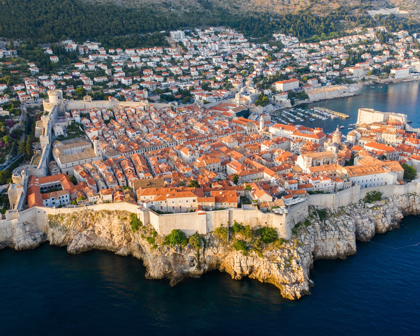 Vue panoramique sur Dubrovnik